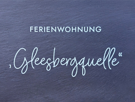 Logo - Ferienwohnung Gleesbergquelle